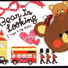Crux Japan Bear is Looking Mini Memo Pad (F) Kawaii