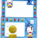 Sanrio Japan Hello Kitty Holland Letter Set with Stickers 2000 Kawaii