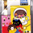 Kamio Japan Wonderful Friends Letter Set with Stickers (C) Kawaii