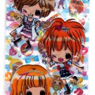 Crux Japan Caramel Ribbon 2-in-1 Sticker Sheet Kawaii