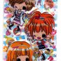 Crux Japan Caramel Ribbon 2-in-1 Sticker Sheet Kawaii