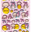 Sanrio Japan My Melody Biscuit Puffy Sticker Sheet by Sun-Star 2010 Kawaii