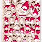 Sanrio Japan My Melody Music Puffy Sticker Sheet by Sun-Star 2010 Kawaii