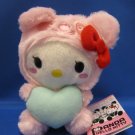 Sanrio Japan Panda Hello Kitty Pink Plush 2010 New with Tag Kawaii