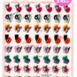 San-X Japan Sentimental Circus Micro Schedule Stickers 2 Sheets (B) 2011 Kawaii