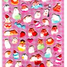 Q-Lia Japan Photo Beans Cute Hamsters Puffy Sticker Sheet Kawaii