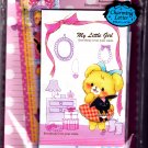 Kamio Japan My Little Girl Letter Set with Stickers Kawaii