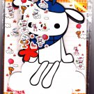 P. Funny Japan Cute Dog Letter Set with Stickers Kawaii