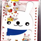 P. Funny Japan Cute Rabbit Letter Set with Stickers Kawaii