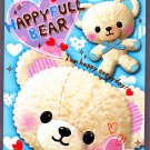 Q-Lia Japan Happyfull Bear Mini Memo Pad Kawaii