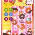 Crinos Japan Smiley Doughnuts Letter Set with Stickers Kawaii