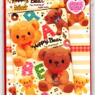 Pool Cool Japan Happy Bear Letter Set with Stickers Kawaii