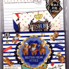 Crux Japan British Bear Style Letter Set (Blue) Kawaii