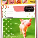 Q-Lia Japan Piggy's Room Letter Set with Stickers Kawaii