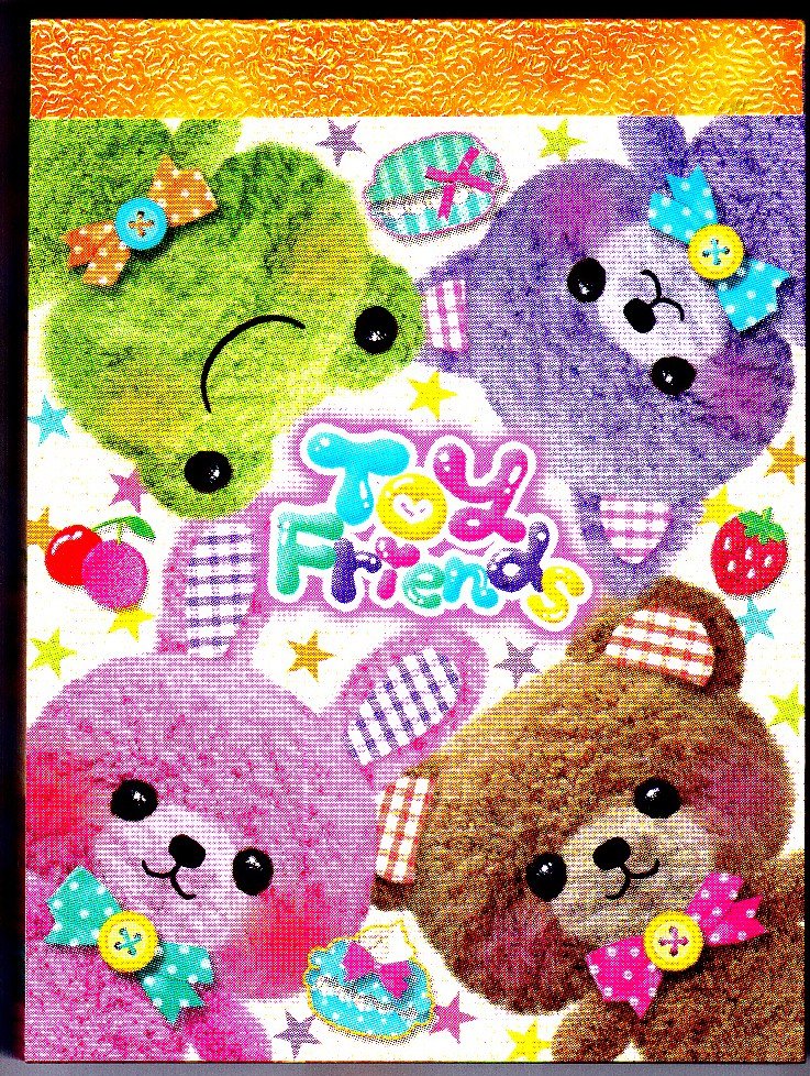 Kamio Japan Toy Friends Mini Memo Pad Kawaii