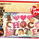 Kamio Japan I Love Chocolate Letter Set with Stickers Kawaii