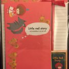 Kamio Japan Little Red Story Letter Set with Card Kawaii