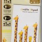 Mind Wave Japan Giraffe Aligned Letter Set with Stickers Kawaii