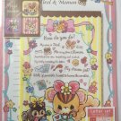 Daiso Japan Tirol & Momon Letter Set w/Stickers Kawaii