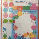 Crinos Japan Fluffy Sweets Letter Set with Stickers Kawaii