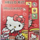 Sanrio Japan Hello Kitty and Cupcakes Letter Set with Stickers 2013 Kawaii