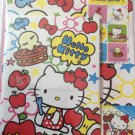Sanrio Japan Hello Kitty and Apples Letter Set with Stickers 2013 Kawaii