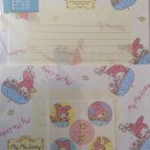 Sanrio Japan My Melody and Umbrella Letter Set with Stickers 2013 Kawaii