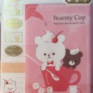 Mind Wave Japan Bearmy Cup Letter Set with Stickers Kawaii