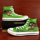 Converse Black Pokemon Slowpoke Hand Painted Shoes Anime Cosplay Canvas Sneakers Chuck Taylor