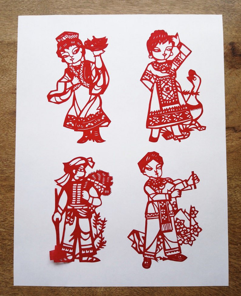 chinese paper cut chinese folk art