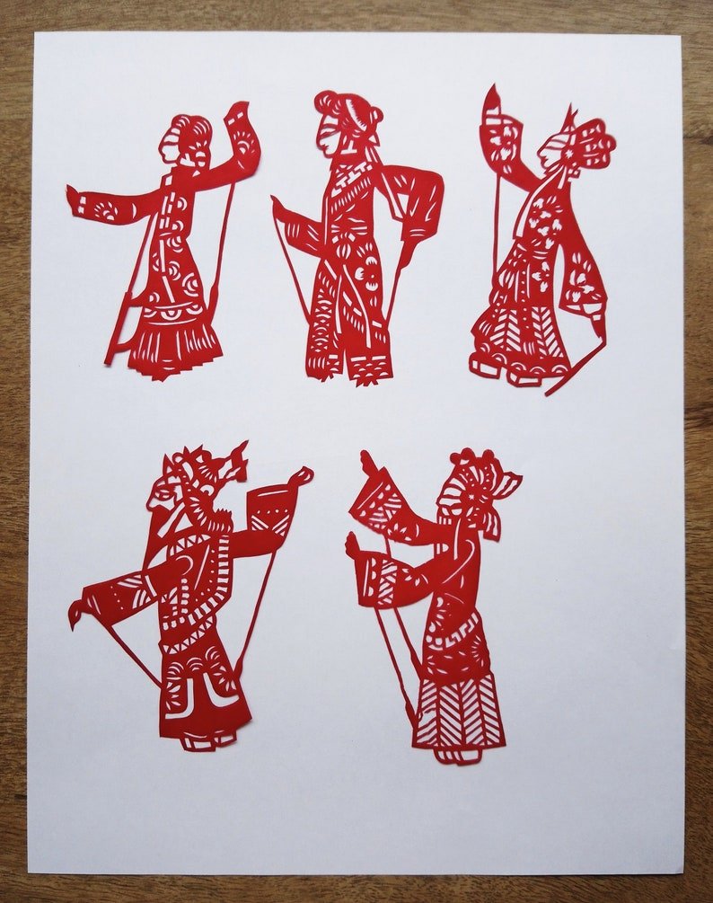 set of five-Shadow plays