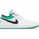 Air Jordan 1 Low White Lucky Green 553558 129