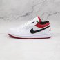 Air Jordan 1 Low White Univeristy Red 553558 118