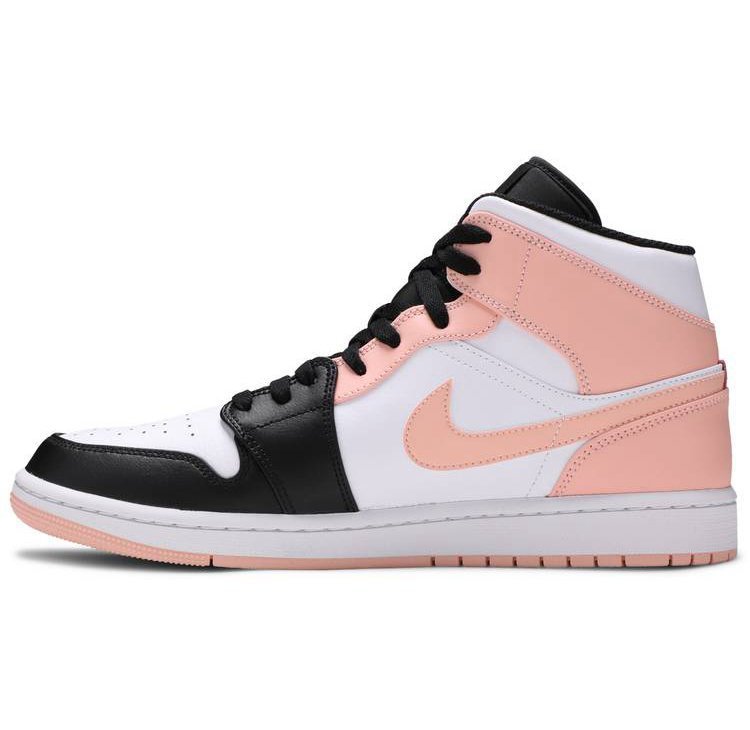 Air Jordan 1 Mid Arctic Orange Black Toe 554724-133