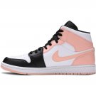 Air Jordan 1 Mid Arctic Orange Black Toe 554724-133