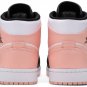 Air Jordan 1 Mid Arctic Orange Black Toe 554724-133