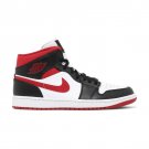 Air Jordan 1 Mid Black Gym Red 554724 122