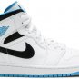 Air Jordan 1 Mid Laser Blue 554724-141