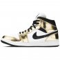 Air Jordan 1 Mid Metallic Gold Black White DC1419-700