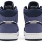 Air Jordan 1 Mid Obsidian Sanded Purple 554724-445