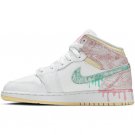 Air Jordan 1 Mid Paint Drip DD1666-100