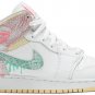 Air Jordan 1 Mid Paint Drip DD1666-100