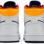 Air Jordan 1 Mid Royal Blue Laser Orange 554724-131