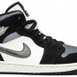 Air Jordan 1 Mid Satin Grey Toe 852542-011