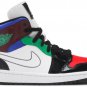 Air Jordan 1 Mid SE Black White Multi-Color DB5454-001