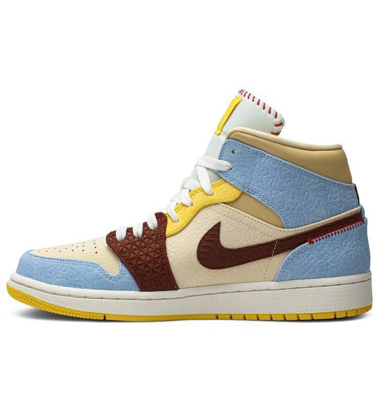 Air Jordan 1 Mid SE Fearless Maison Chateau Rouge CU2803-200