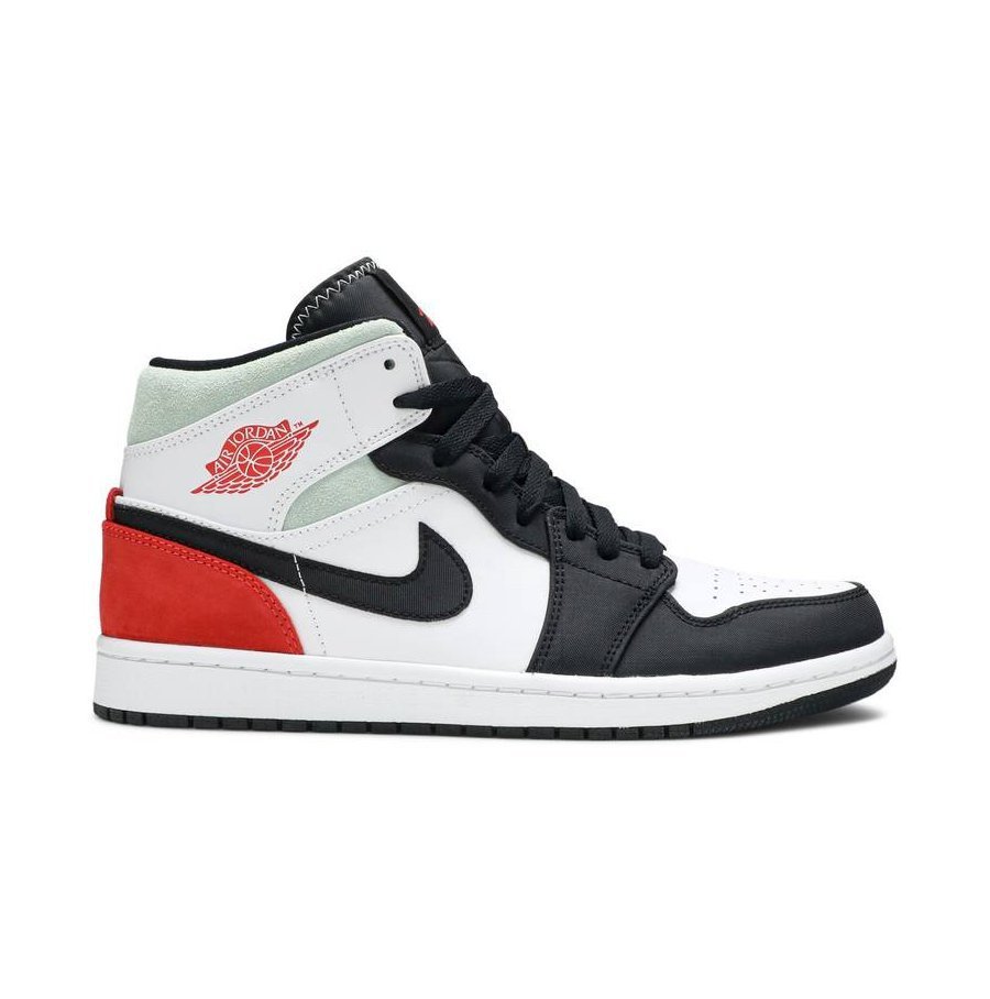 Air Jordan 1 Mid SE Red Black Toe 852542 100