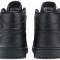 Air Jordan 1 Mid Triple Black 554724-091