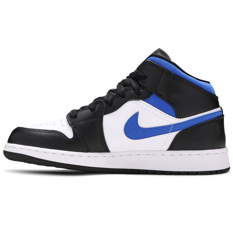 Air Jordan 1 Mid White Black Racer Blue 554725 140 8006