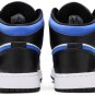 Air Jordan 1 Mid White Black Racer Blue 554725-140